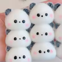 Cute Panda Head Squeeze Toy Relief Pressure Slow Rebound Panda Pinch Toys Stress Relief Decompression Toy Kids Adult Gift